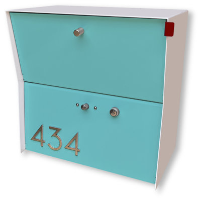 Locking Small Package WallMount Mailbox