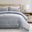 Classic Farmhouse Stripe Comforter Set 3Pc Set-99884585-99884587