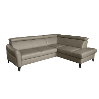Victoria Upholstered Sleeper Corner Sofa with Ottoman