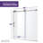 Don 59 - 60" W x 62" H Single Sliding Frameless Tub Door-21120998