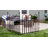 Corsair 30.5'' H x 37.5'' W Steel Decorative Border Fence With Posts