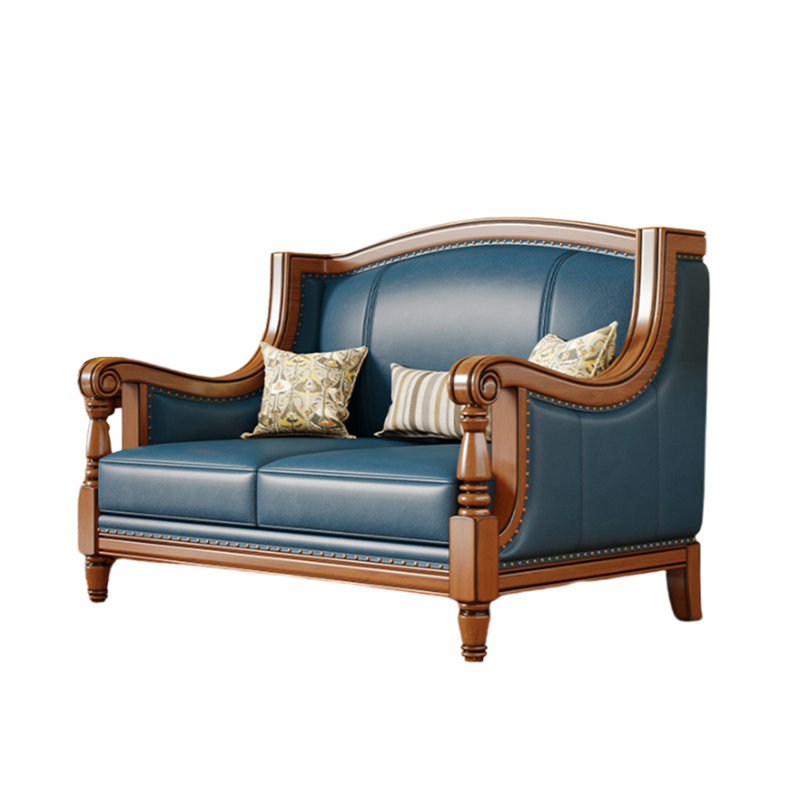 Causeuse en cuir véritable American Leather