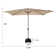 117.6'' x 79.2'' Rectangular Tilt Market Umbrella