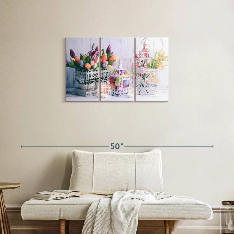 Décoration de Pâques, H 20 po x l 33 po