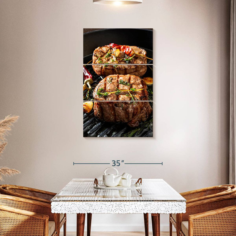 Filet de steak grillé Yarlin, H 45 po x l 28 po