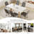 6- Person Solid Wood Top Trestle Dining Table Set-116826528-116826527