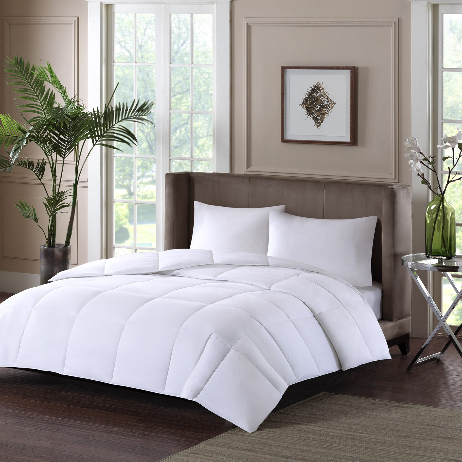 Sleep Philosophy Year Round Warmth 300 Thread Count Cotton Sateen Down Alternative 3M Thinsulate Comforter, King