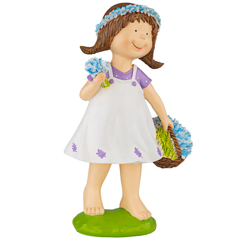 Statue de jardin Juliette Bluebonnet Girl