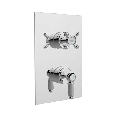 Double Concealed Thermostatic Shower Valve
