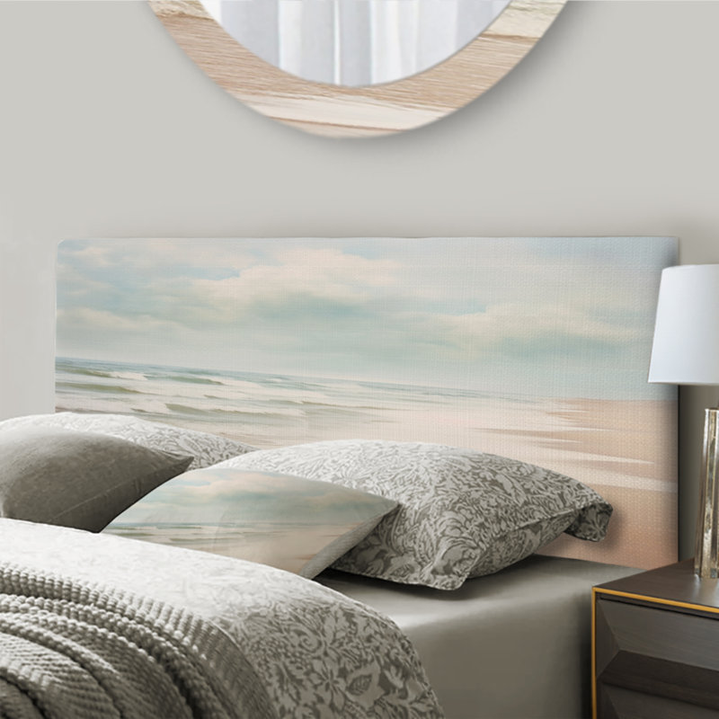 Kayonna - Nautical & Beach Upholstery Panel Headboard, Très grand