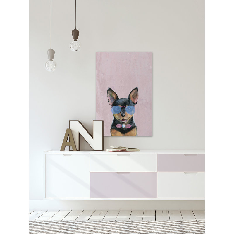 " Astounding Dog " Painting Print, 30" H x 20" W x 1.5" D