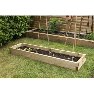 Wood Raised Garden Bed
