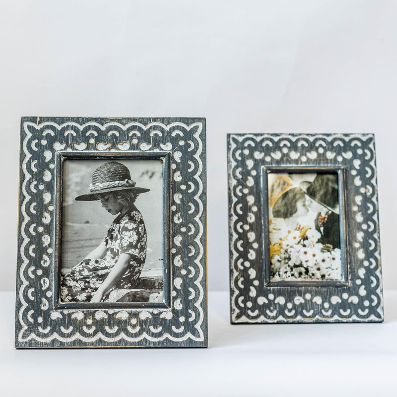 Cadre photo en bois, L 4 po x H 6 po