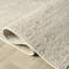 Tapis d'intérieur tissé à la machine en filigrane floral beige / ivoire Melby-298949236