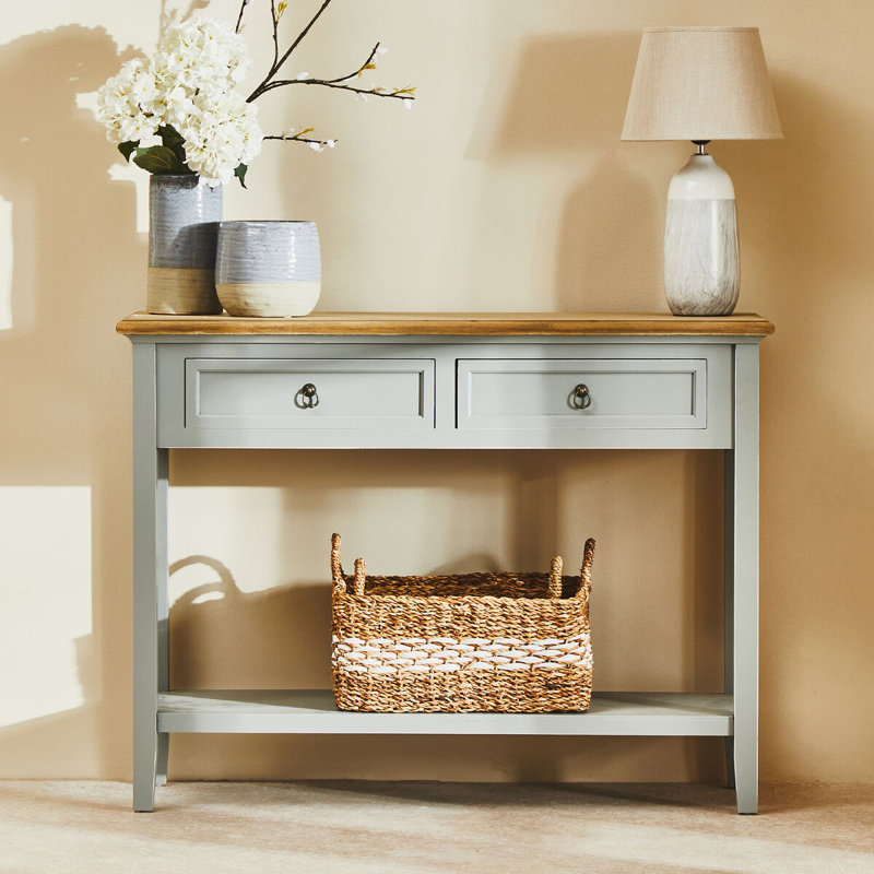 Elgin 100cm Solid Wood Top Console Table