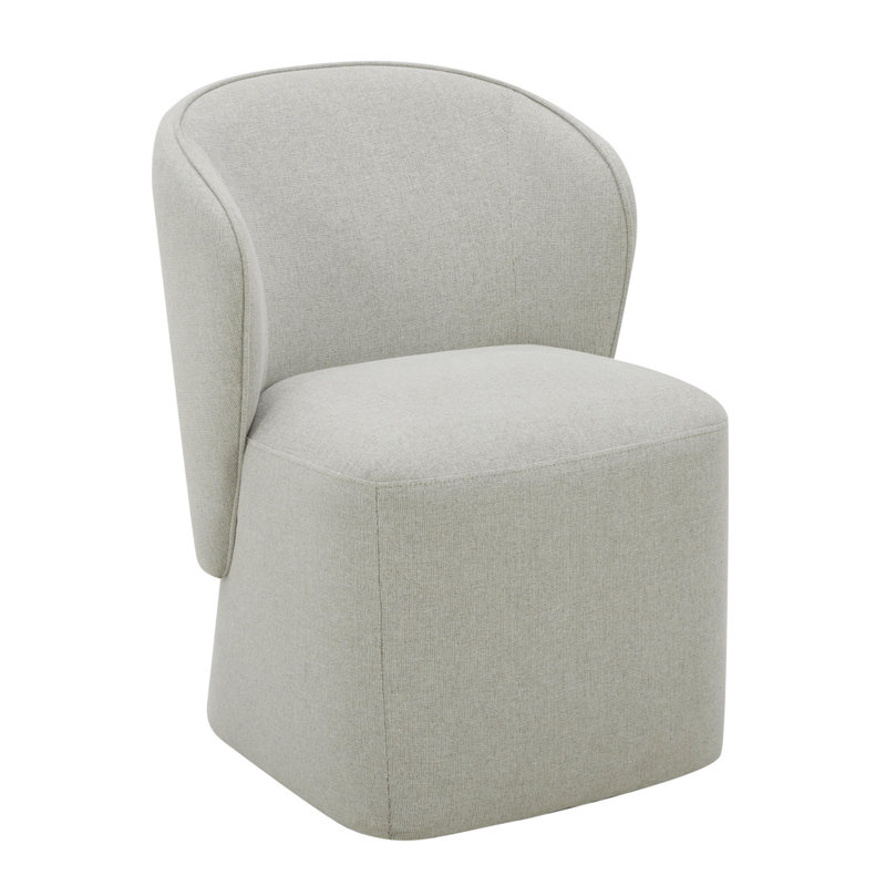 Chaise rembourrée avec accoudoirs, Lin lin
