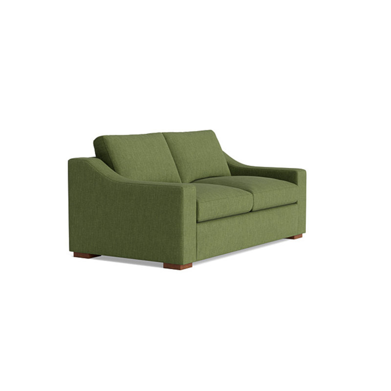 Lucca Loveseat (70"), Performance Weave - Basil