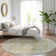 Machine Washable Indoor/Outdoor Xhevrie Aloe Rug