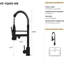 19" Matt Black Kitchen Faucet With Modern Look - Stainless Steel 304, Ideal For Home Bathrooms 304 Construction, Design Kitchens-936195994