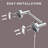 Stainless Steel 1 - Bar Wall Towel Bar-91385608