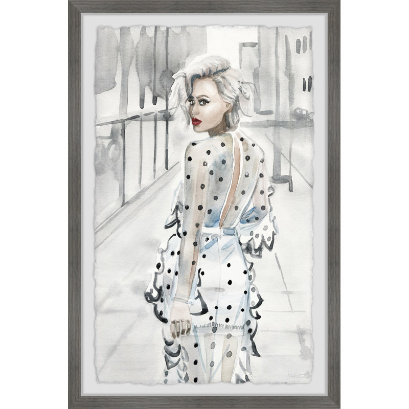 See-through Polka by Parvez Taj - Single Picture Frame Painting, 61cm H x 41cm W