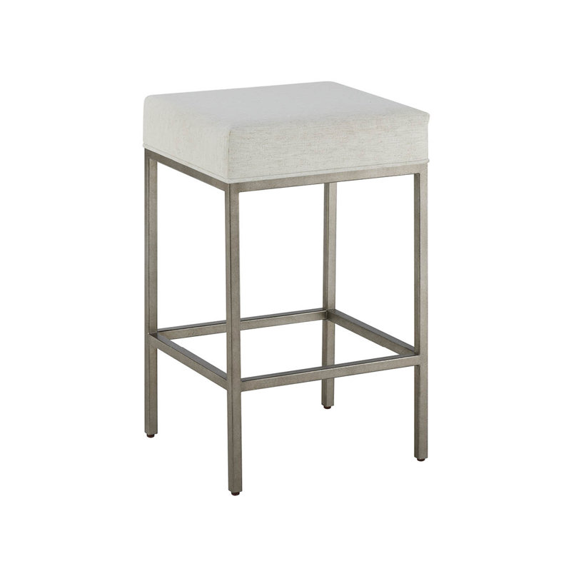 Oasis Upholstered Stool with Metal Frame