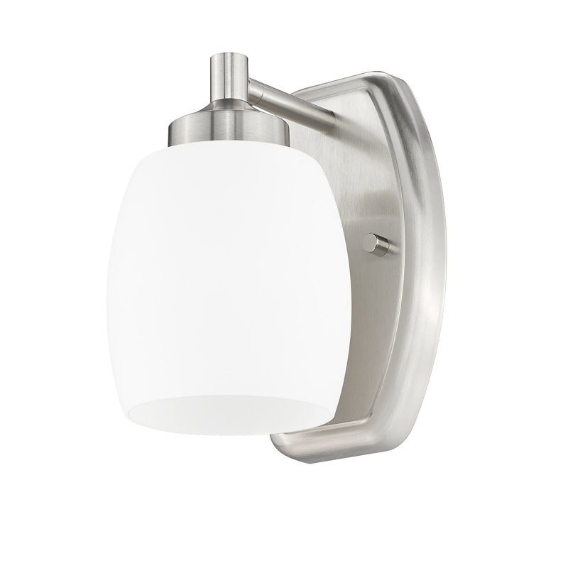 Fenella 1 Light Wall Sconce, Brushed Nickel