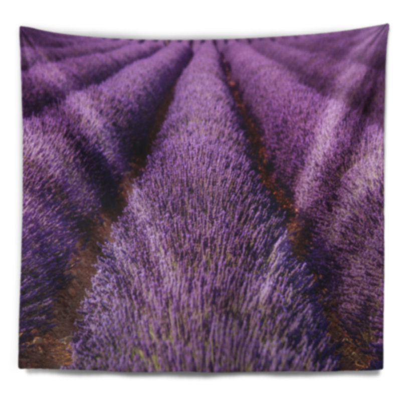 Tapisserie Schafer Landscape Endless Rows of Lavender, H 32 po x l 39 po