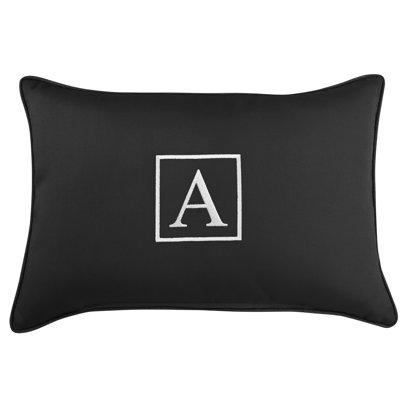 Kerrell Embroidered Sunbrella® Outdoor Throw Pillow
