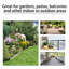 Ensemble de chaises berçantes 3 pièces Outsunny