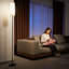 Lampe de salon sur pied à intensité variable avec télécommande