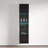 Fly 15.75" Floating Bookcase with 16-Color LED Lighting, High Gloss Finish-250802011