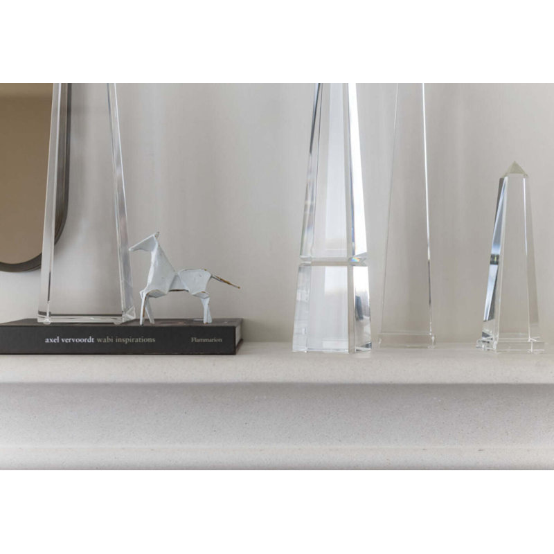 Crystal Obelisk Mini, 13" H x 3" W x 3" D