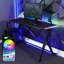 X Rocker Lumio Gaming Desk With 3 Sided App Controlled LED Lighting-110429838
