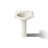 Devonshire Ceramic 25" Pedestal Bathroom Sink with Overflow-19195638-10941079