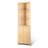 Oak Freestanding Corner Cabinet Bookcase Display Cabinet