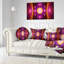 Coussin lombaire cryptically fractal design Abstract