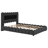 Upholstered Platform Bed with Headboard-1504753849