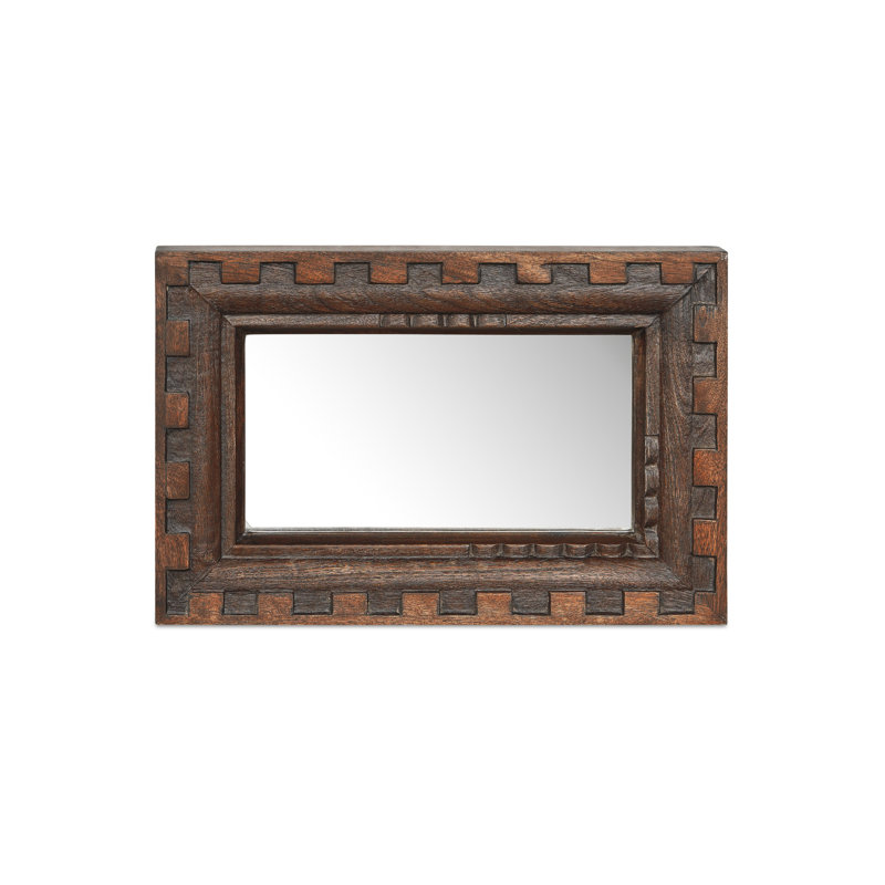 Holland Rectangle Solid Wood Mirror