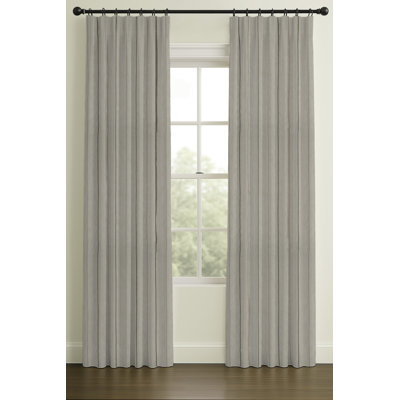 Vienne Linen Herringbone Curtain in Natural