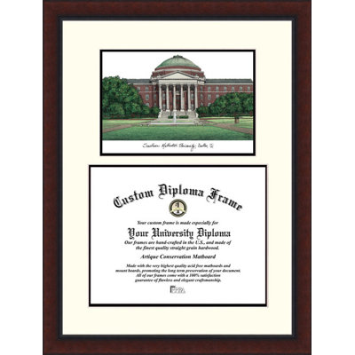 NCAA SMU Mustangs Legacy Scholar Diploma Frame