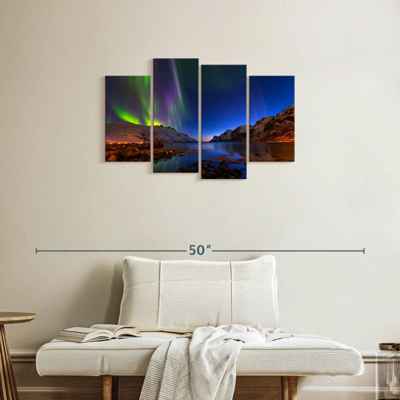 Alvord Northern Lights In Tromso, 22" H x 36" W