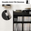 Armoire de rangement pour disques vinyles l 45 "avec station de charge Meher-1598196146