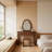 Italian style light luxury dressing table