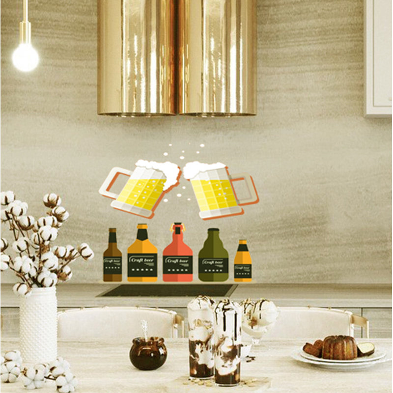 Adhésif décoratif bière artisanale, GD124 (33x33)