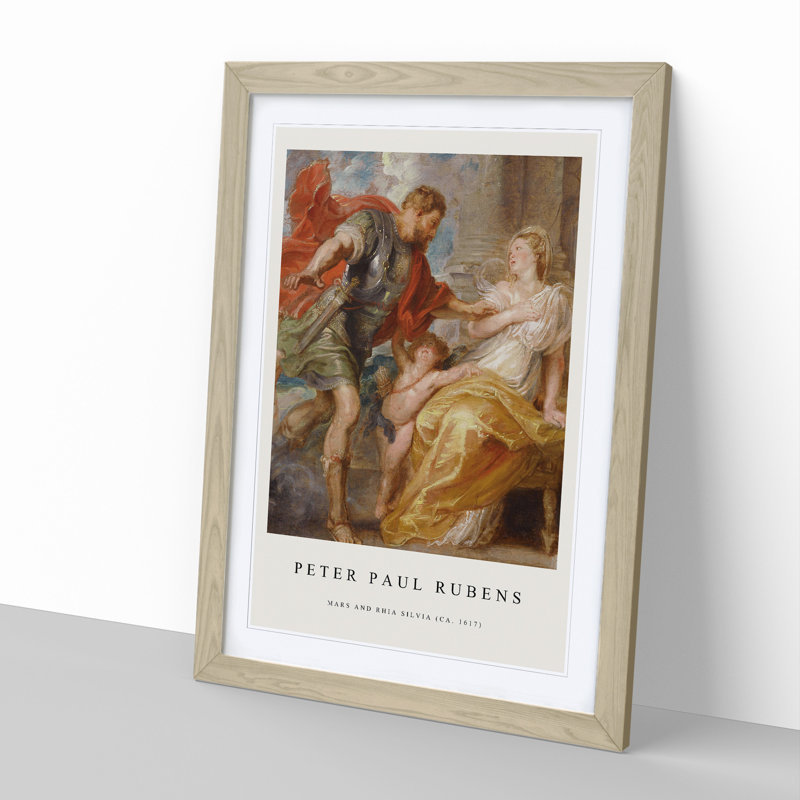 Modello by Peter Paul Rubens - Picture Frame Painting, 36cm H x 27cm W x 2cm D