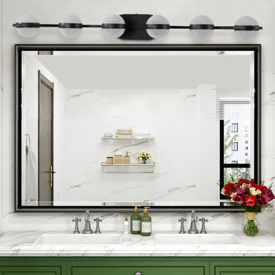 6 Bathroom Vanity Lighting, Black, Modern Simple, Energy Efficient, & Fog , For Bathroom, Mirror Cabinets, Powder Room, Bedroom Lights - Led Bulbs, Fog, Saving, Living Room