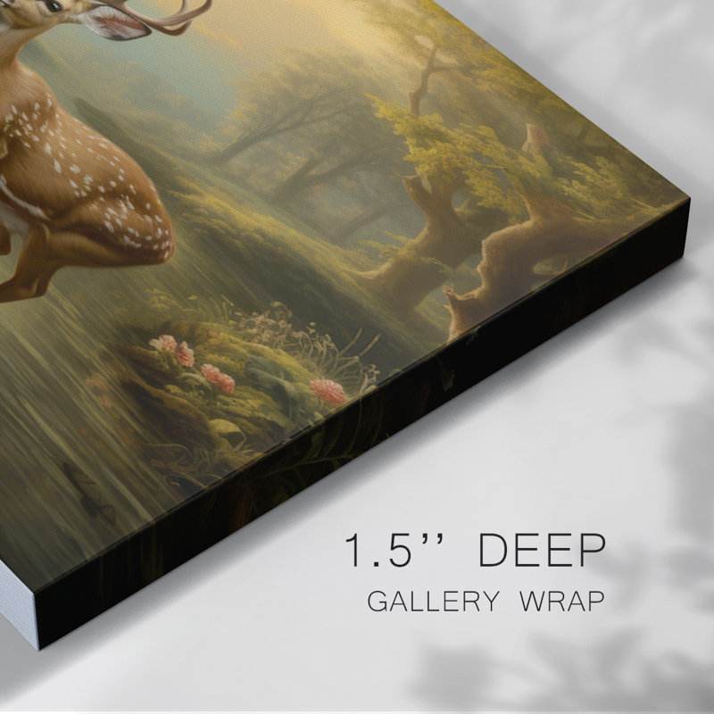 Animaux, série de paysages, H 12 po x l 18 po