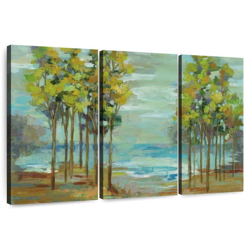 Harnek Calm Spring Trees, 24" H x 38" W
