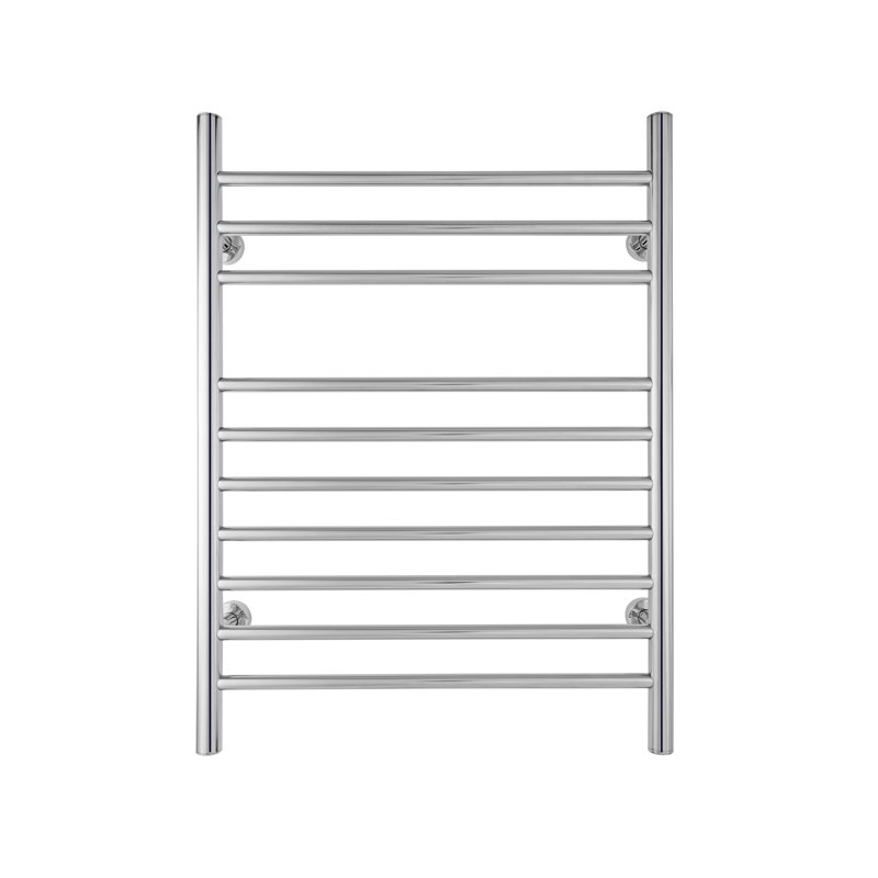 Infinity Electrical Wall-Mounted Towel Warmer, 10 Bars, Silver